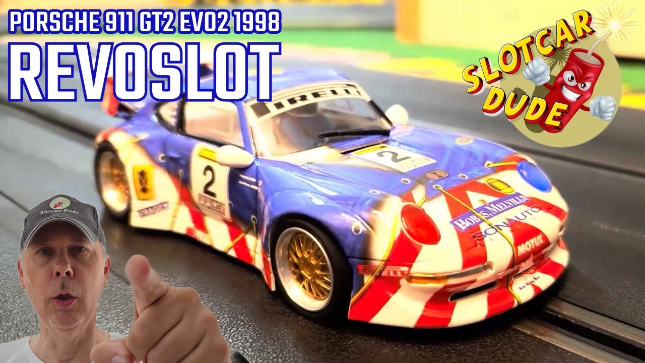 Speed Into Action With The Revoslot Porsche 911 Gt2 Evo2 1998 Slot Car! #slotcarsareback #slotcars