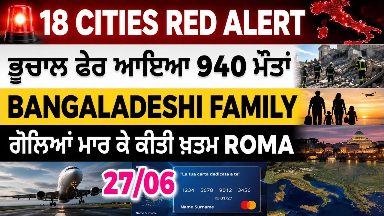 27/06🔔 ITALIAN NEWS IN PUNJABI - PUNJABI AMICI CHANNEL - ITALY PUNJABI NEWS CHANNEL