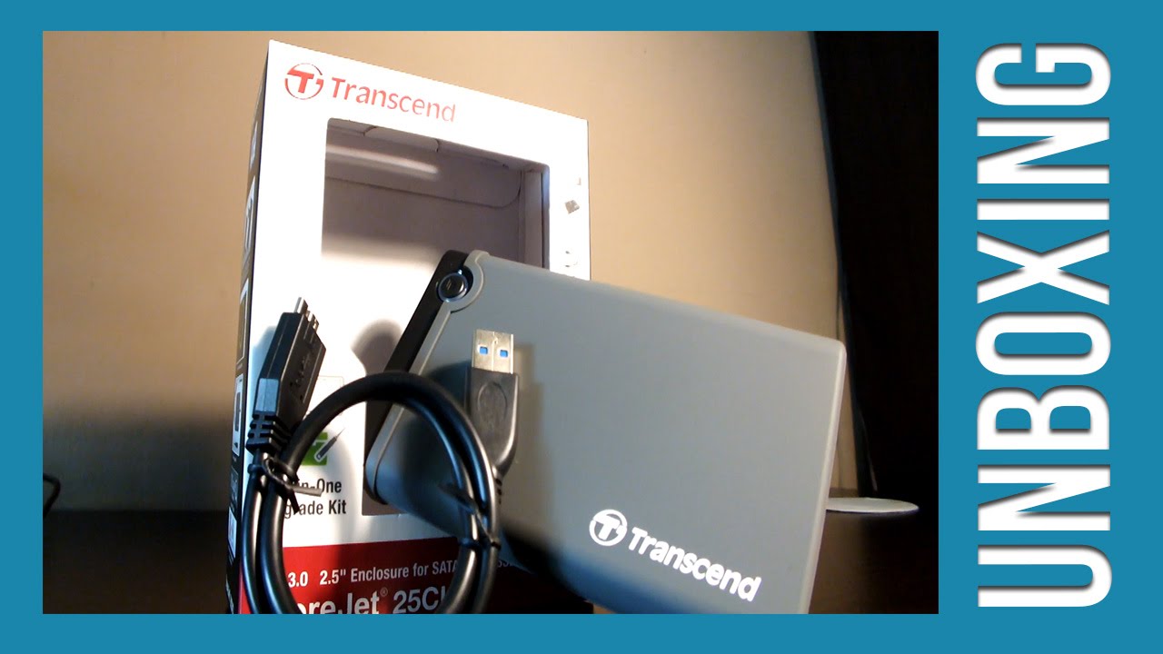 Transcend StoreJet 25CK3 - Jak zrobić przenośny dysk SSD? - Rozpakowanie