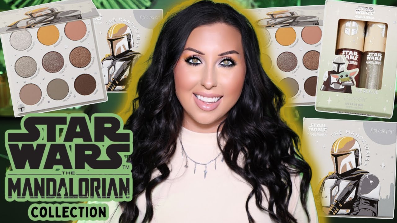2 LOOKS & REVIEW | COLOURPOP THE MANDALORIAN PALETTE & LIP OILS