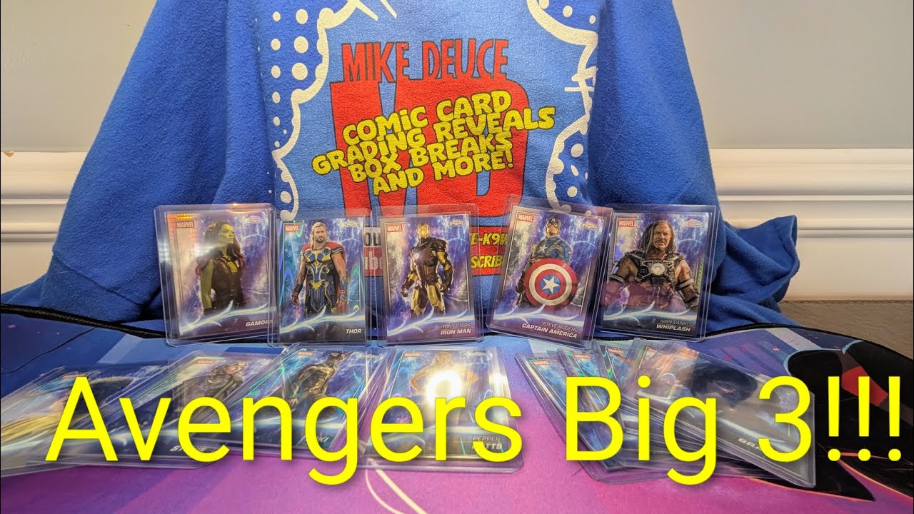 Avengers BIG 3 In 2025 Topps Chrome Marvel Studios Value Box #2!!! #ironman #boxbreak #marvelcards