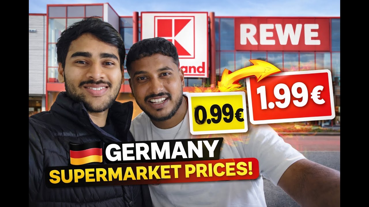 Germany Lo REWE & Kaufland Prices 😲 | Telugu Shopping Vlog