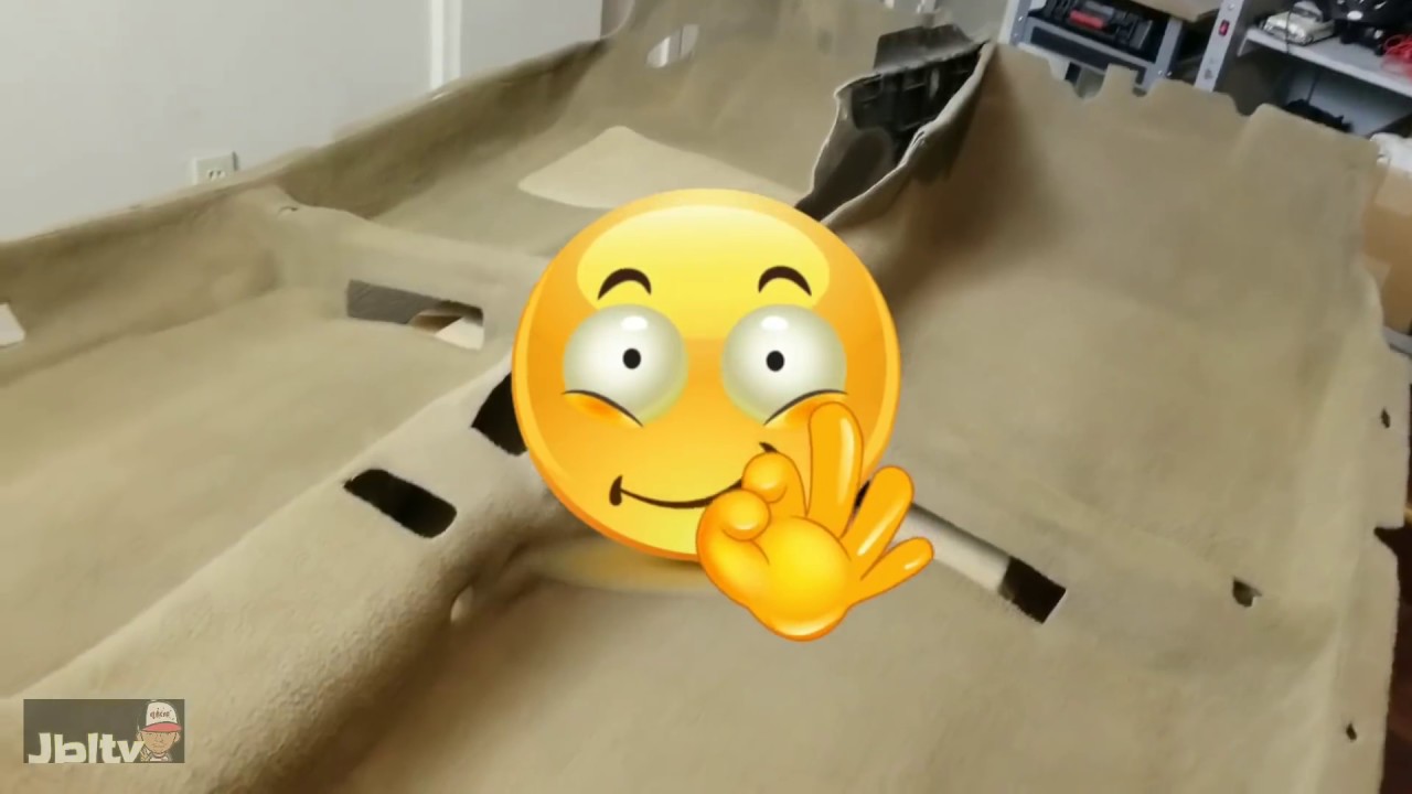 CÓMO PINTAR LA ALFOMBRA DE TU CARRO FÁCILMENTE CON AEROSOL // JBLtv