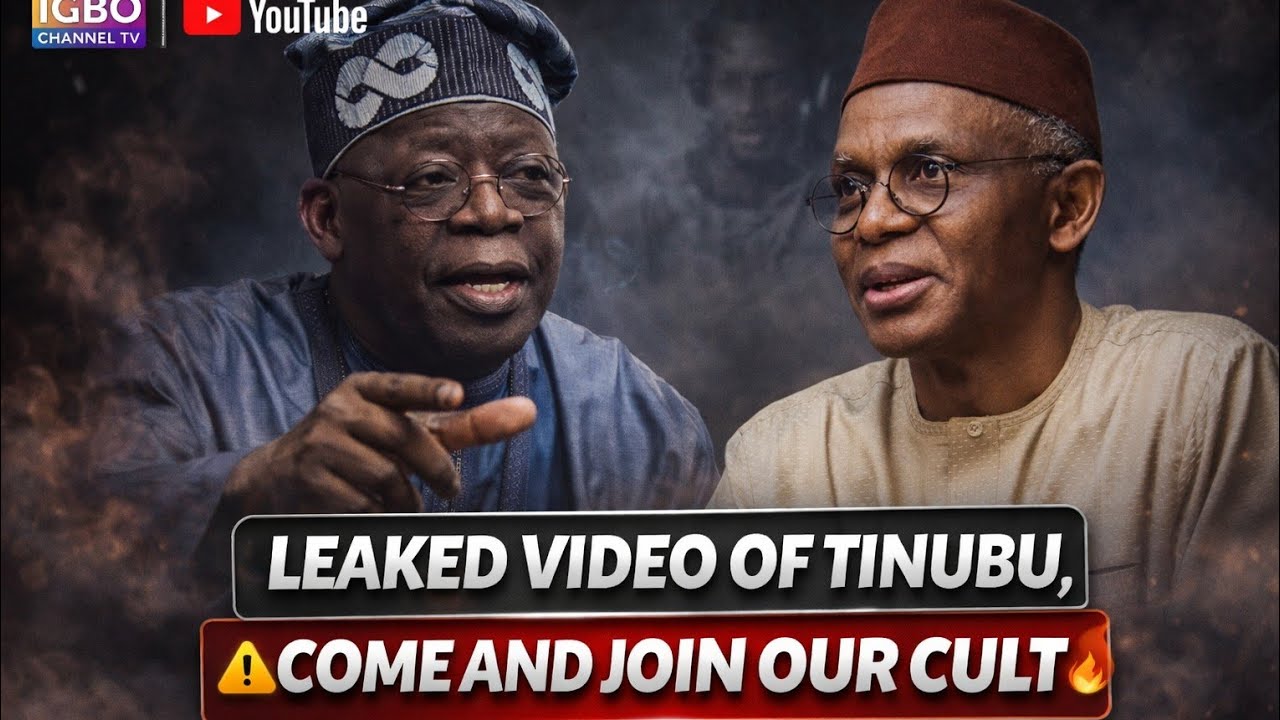 LEAKED VIDEO OF BOLA AHMED TINUBU PLEADING WITH NASIR EL-RUFAI TO JOIN THIS CULT GROUP 
