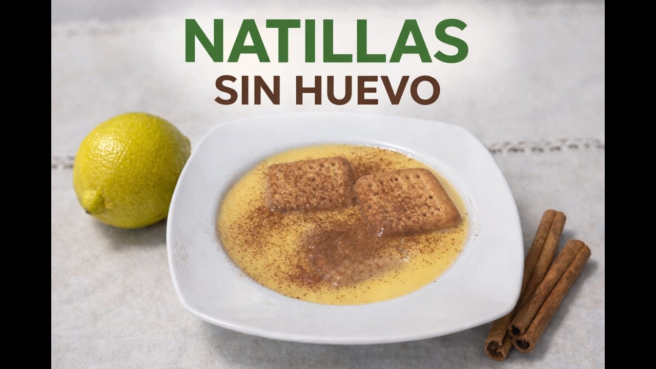 Natillas sin huevo