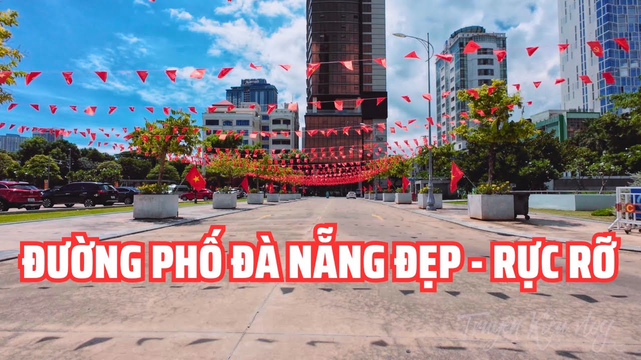Đường Phố Đà Nẵng: Cầu Rồng, đường 3/2, đường Trần Phú, đường Bạch Đằng, và đường Hùng Vương