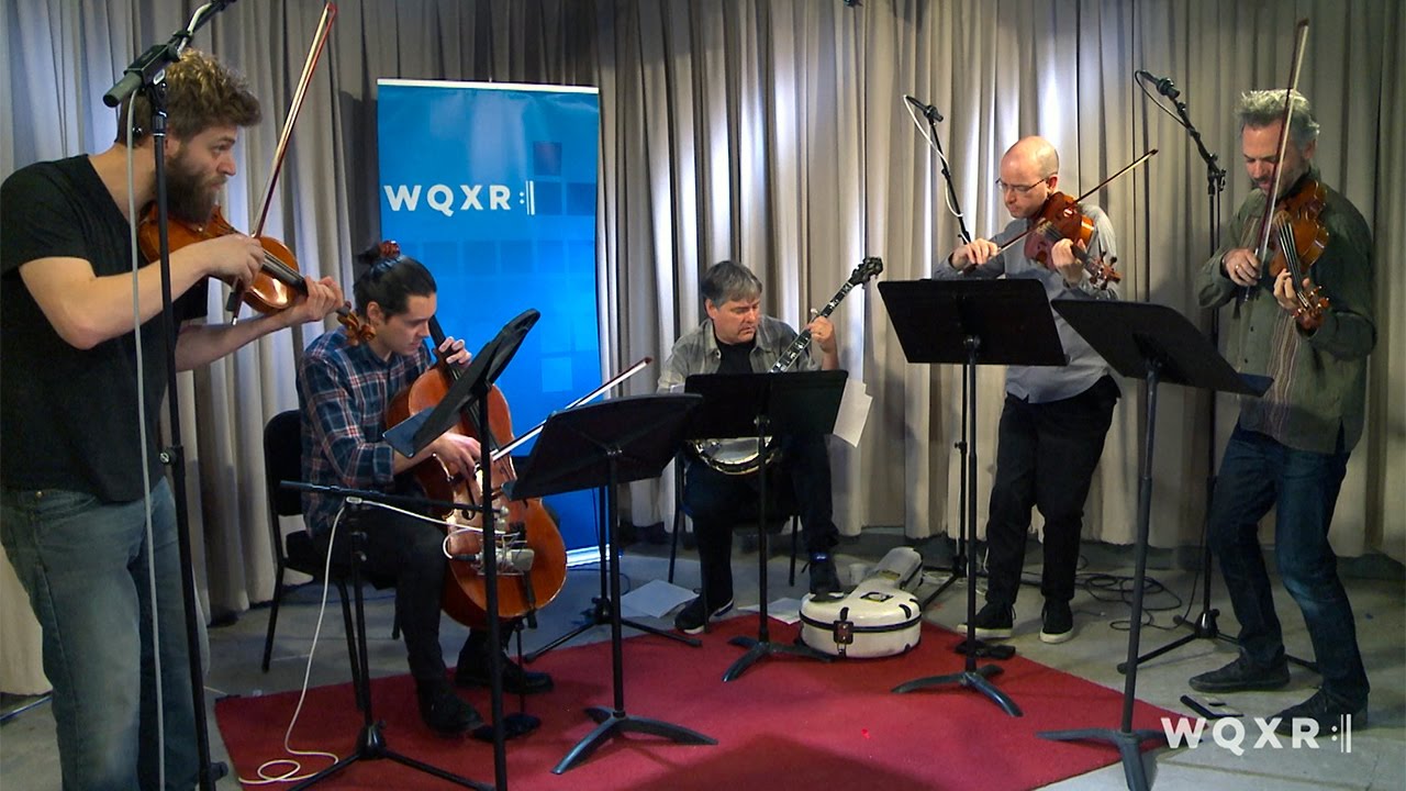 Listen to B&eacute;la Fleck and Brooklyn Rider Play 'Griff' (Part II) Live in the WQXR Studio