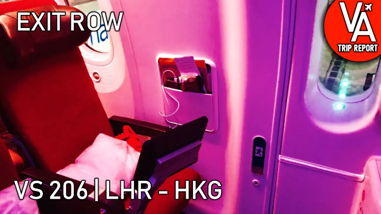 Trip Report | Virgin Atlantic (EXIT ROW) | London Heathrow - Hong Kong | Boeing 787-9
