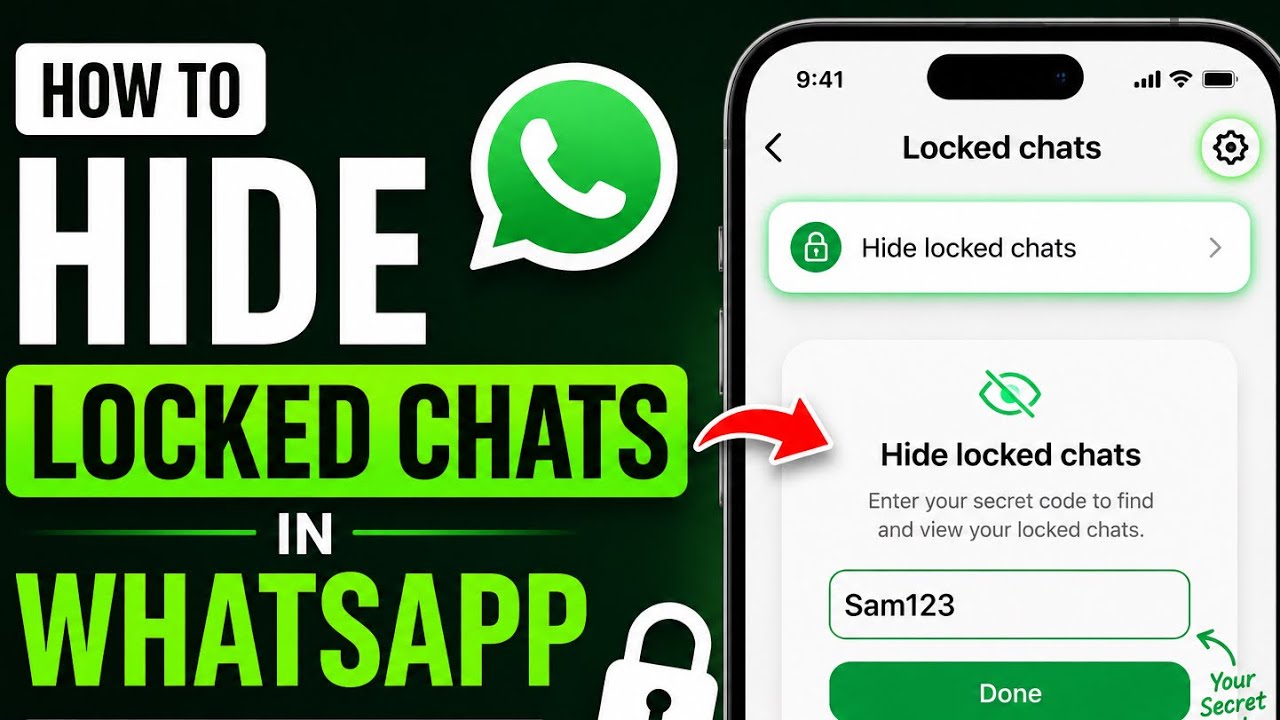 How to Hide Locked Chats in WhatsApp (Secret Code Feature)