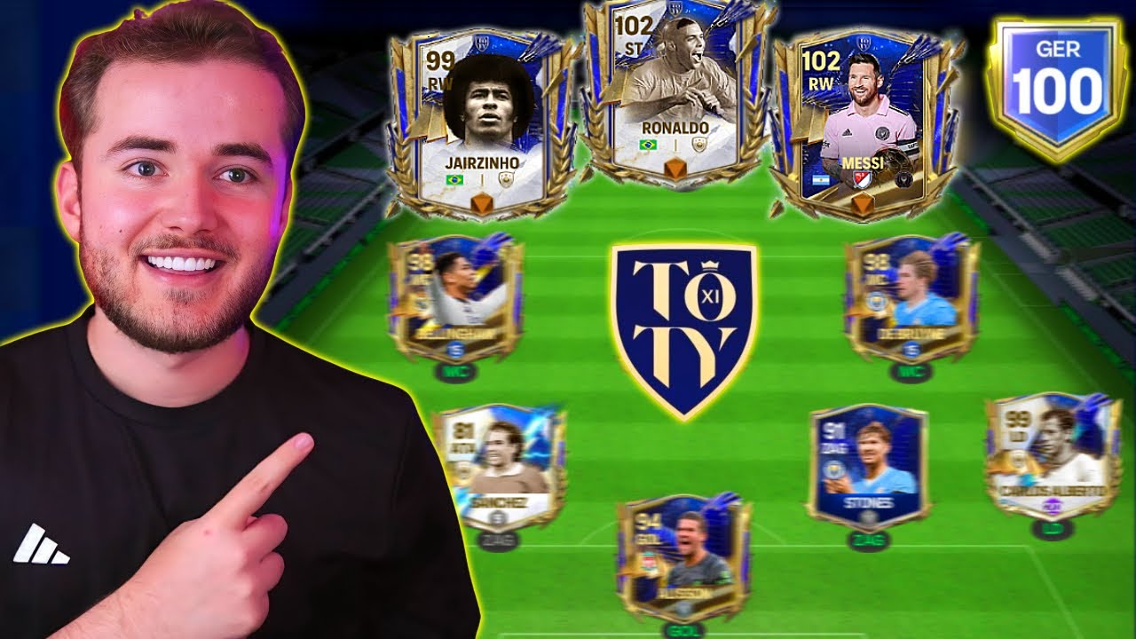 🔥🤑SELEÇÃO DA TOTY COMPLETA DE 700 MILHÕES🔥🤑A EA SPORTS FEZ A BOA NO FC MOBILE 24