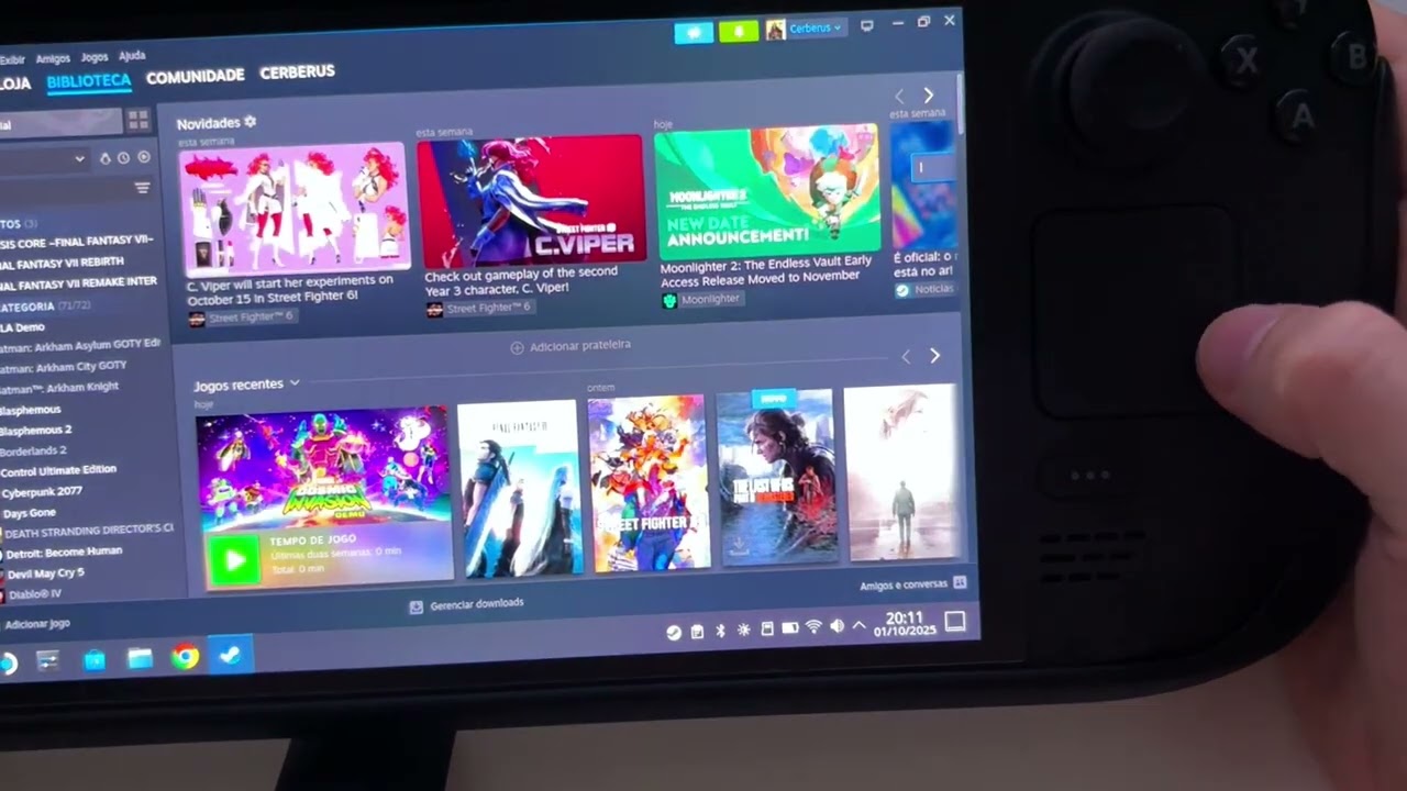 Como instalar tradução e mods de jogos no Steam Deck