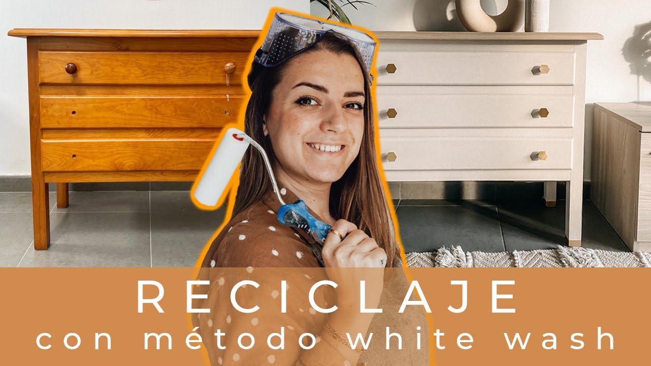 Reciclaje de mueble con método white wash | Crafty Cris