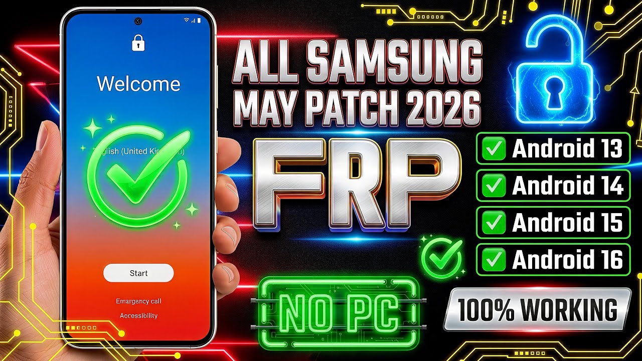 All Samsung FRP Bypass 2026 🔥 Android 13/14/15 | Latest Security Patch | No TalkBack | No PC No Tool