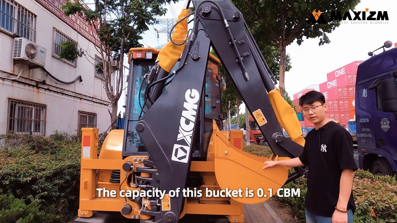 Witness The  XCMG XC8-S2570  Backhoe Loader