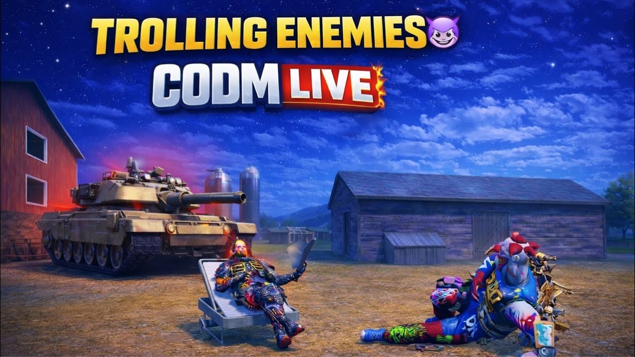 New Free Legendry Gun 😭 😈| CODM BR Live Stream
