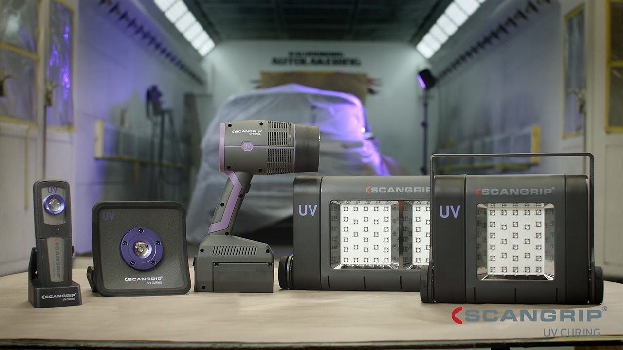 Specialized LED Work Lights For Fast UV Curing