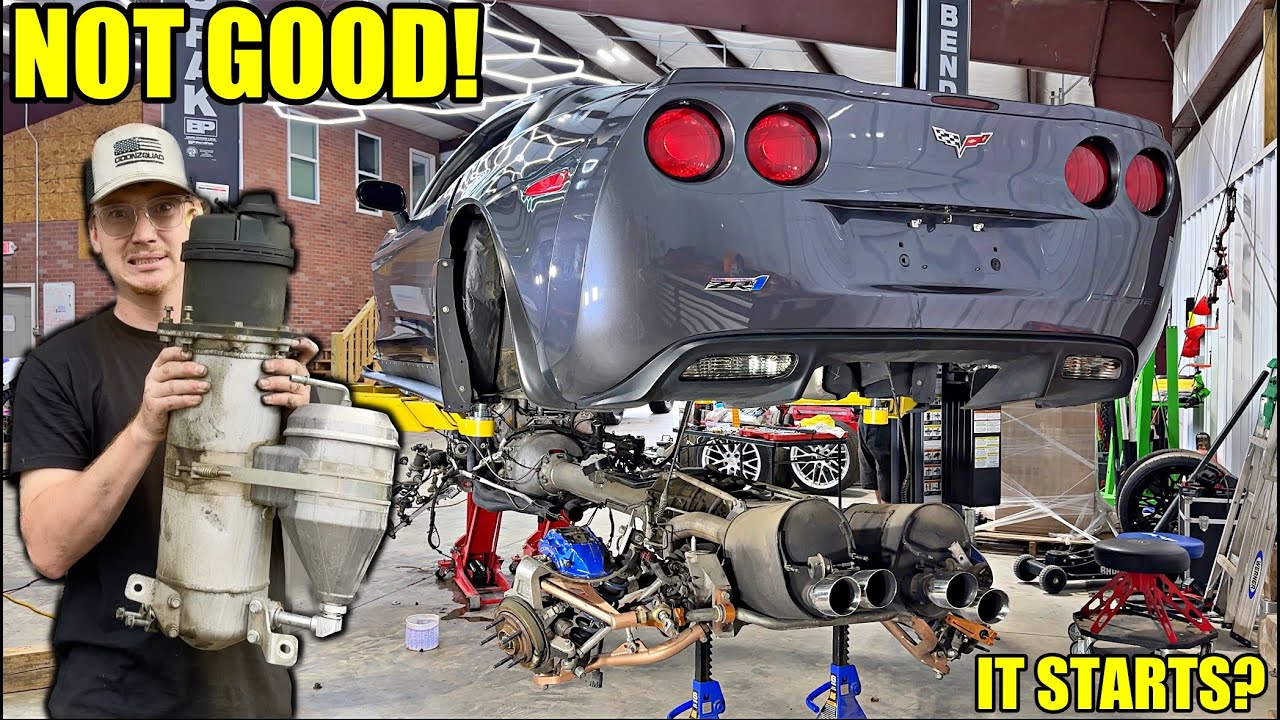 Our Wrecked Corvette ZR1 Is Beyond Repair!!!