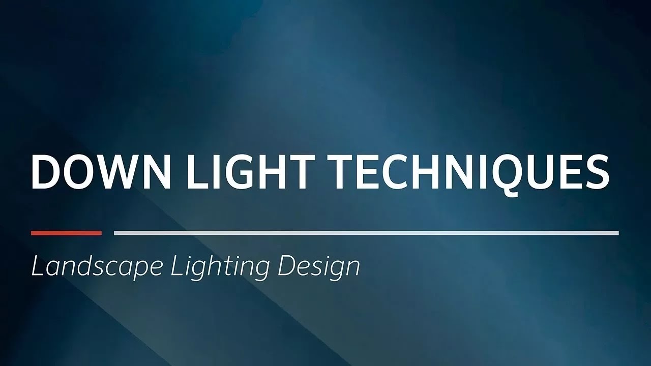 Down Light | Landscape Lighting Techniques by FX Luminaire