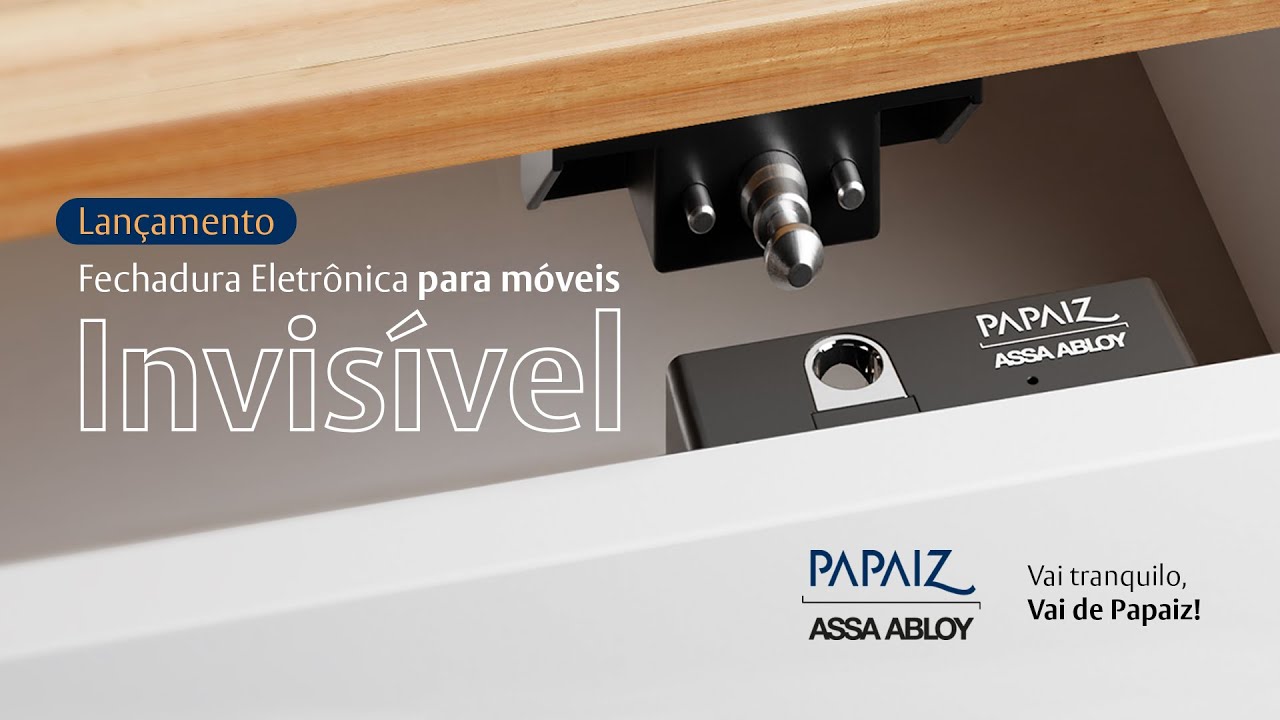 Fechadura Eletr&ocirc;nica para M&oacute;veis Invis&iacute;vel