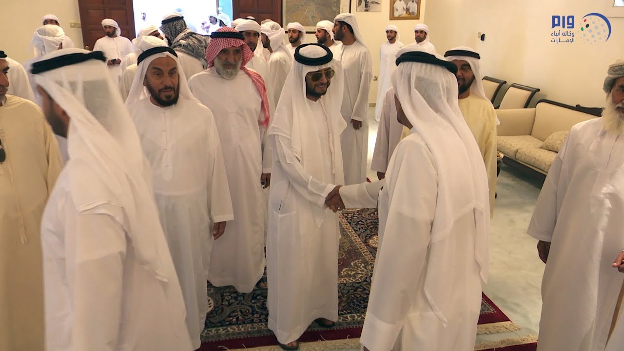 سلطان بن زايد يعزي بوفاة عوشة بنت نايع المنصوري