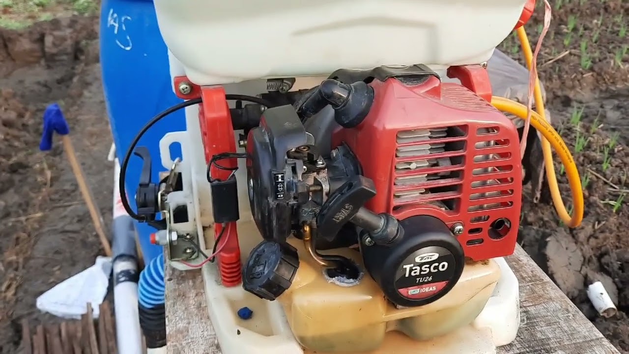 REVIEW DAN CARA PENGGUNAAN TANGKI SEMPROT MESIN 2 TAK TASCO TF820PRO🌾