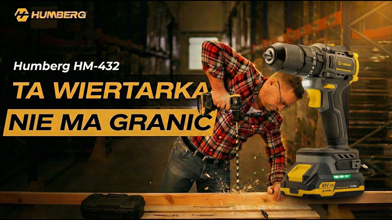 Wierci w każdym drewnie? Ekstremalny test wkrętarki Humberg HM 432
