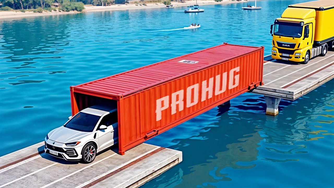 Cars vs BROKEN COLLAPSE BRIDGE | BeamNG.drive Handling & Crash Challenge in 4K !