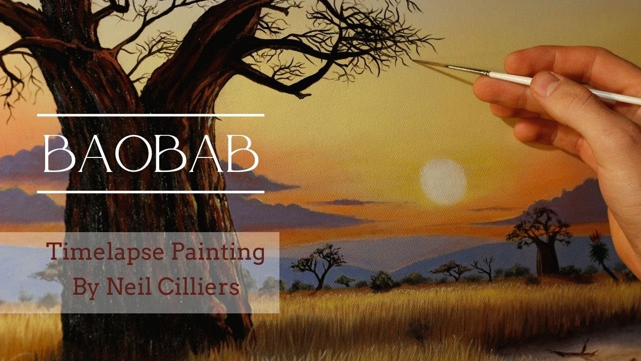 Baobab Tree - Timelapse painting