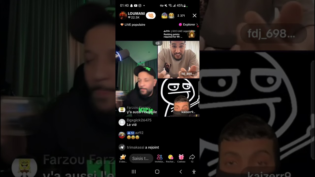 LIVE TIKTOK DE LOUMANI ET FDJ69