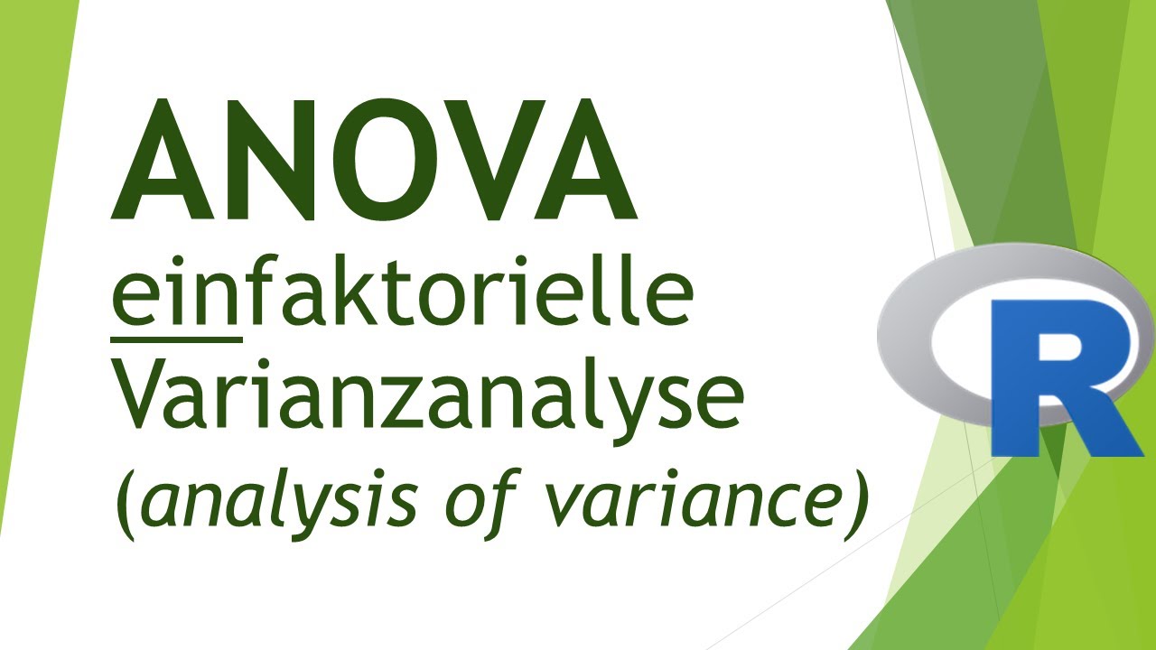 ANOVA (einfaktorielle Varianzanalyse) in R durchführen - Daten analyisieren in R (40)
