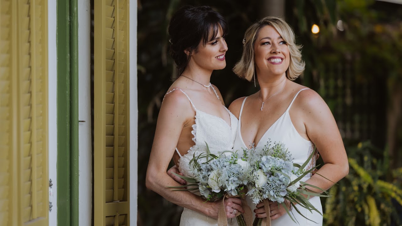 KELLY and KAIT || Hemingway Key West Lesbian Wedding Highlight Film 4K