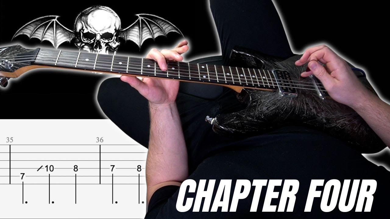 Avenged Sevenfold &ndash; Chapter Four POV Guitar Cover 2024 | SCREEN TABS | + GUITAR HARMONIES