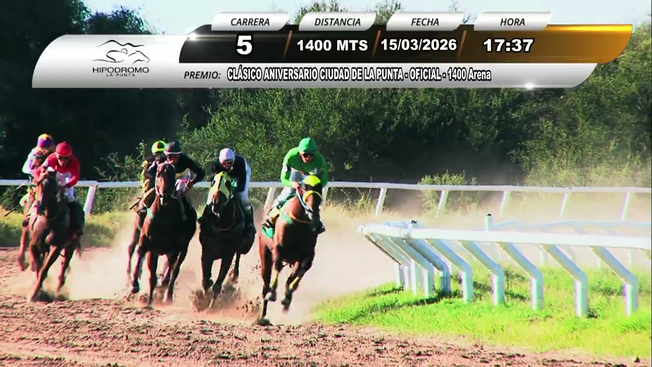 Hipódromo La Punta - CLÁSICO ANIVERSARIO CIUDAD DE LA PUNTA (Carrera 5) 15/03/26