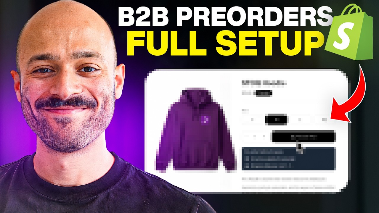 How to set up B2B preorders on Shopify (2026 tutorial)
