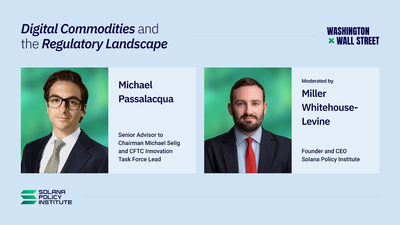 Solana Summit Chicago: Digital Commodities and the Regulatory Landscape