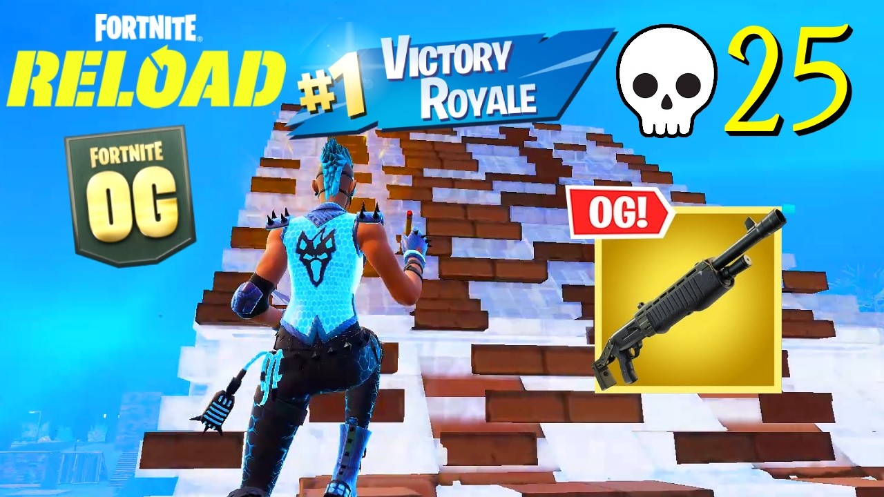 OG Fortnite Reload | 25 Elimination Duo Unreal Gameplay (Keyboard & Mouse)