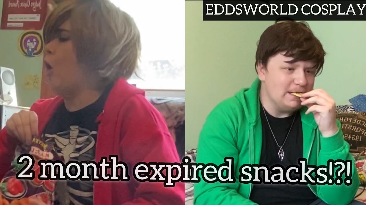 Edd and Tord eat expired Japanese snacks || Eddsworld cosplay
