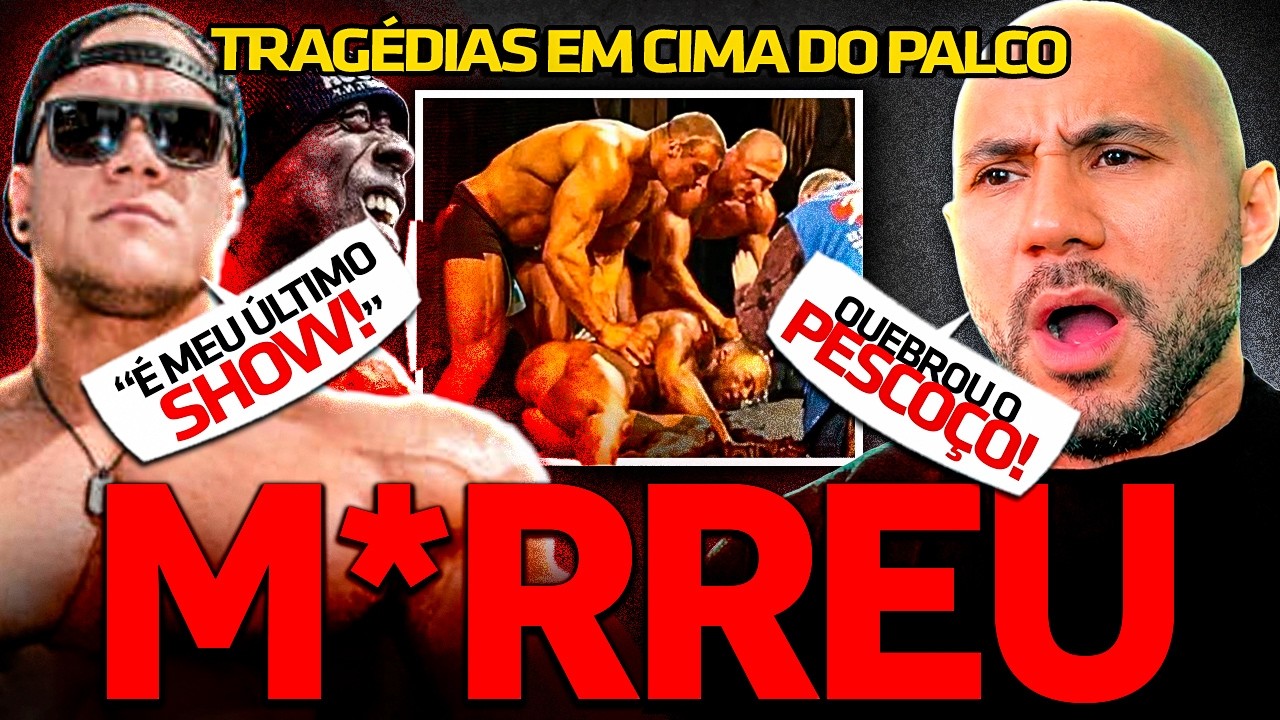 TRAGÉDIAS EM CIMA DO PALCO - AS PIORES M()RT3S DO FISICULTURISMO!