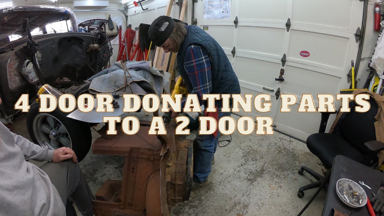 1955 Chevy EP#28 Using 4 door parts to fix a 2 Door PT1