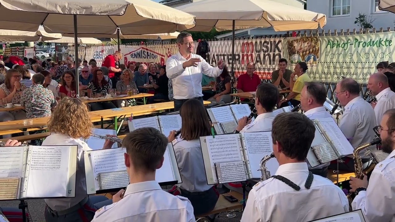 Stadtkapelle Steyr beim Sommerfest des LZ 3 in Gleink