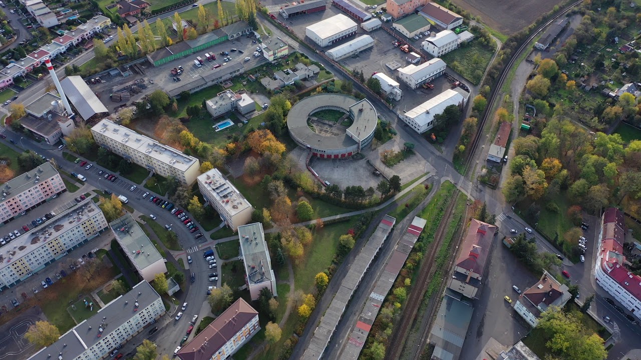 Louny ze vzduchu  (od Na horizontu) 25.10.2019 4K