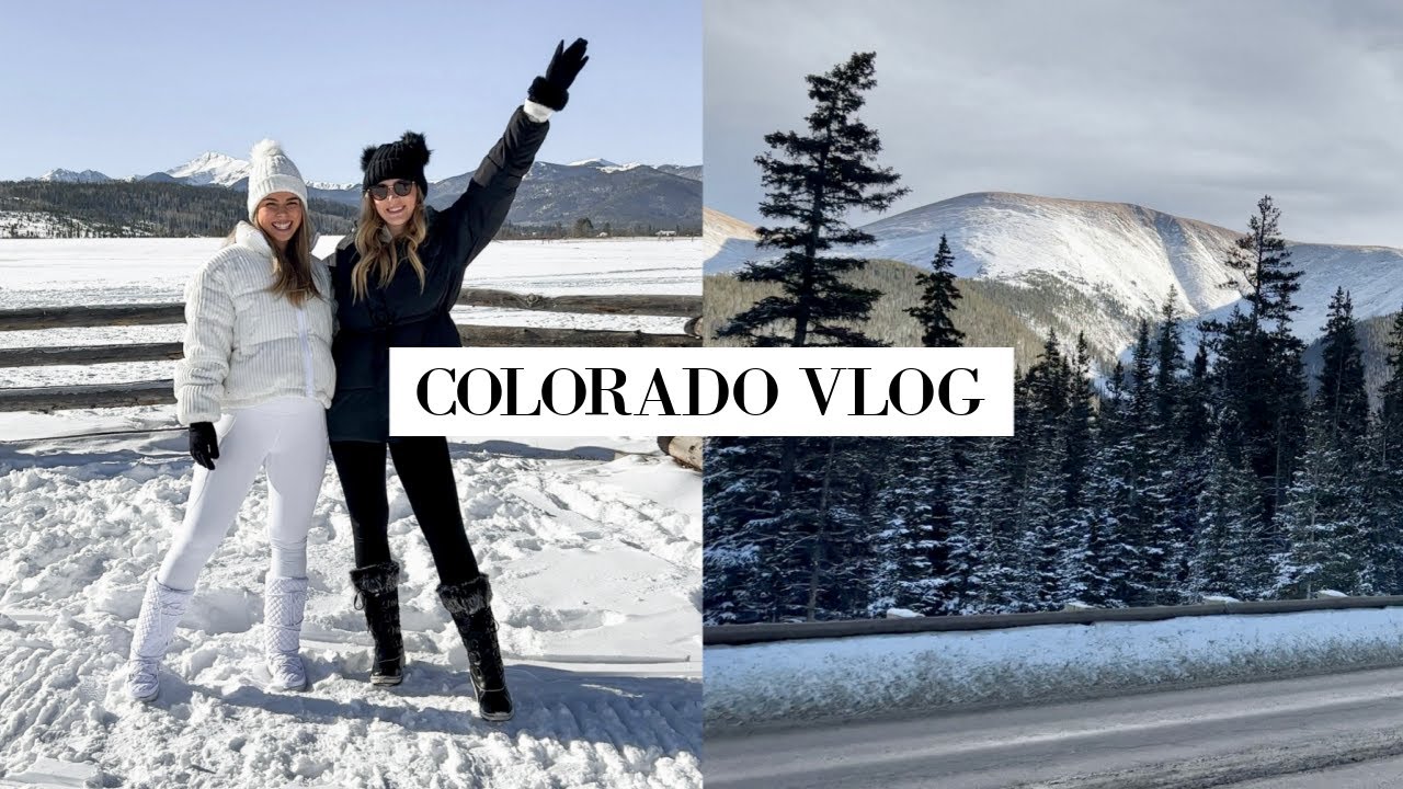 COLORADO WINTER TRIP VLOG 2021 | DENVER, SNOW TUBING, SNOWY FOREST HIKING, + MORE!