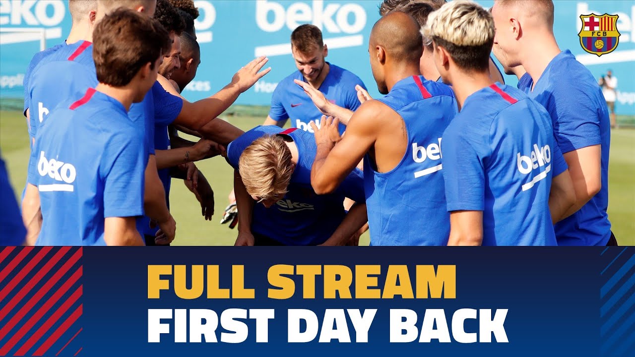 Bar&ccedil;a's first preseason training session for 2019/20