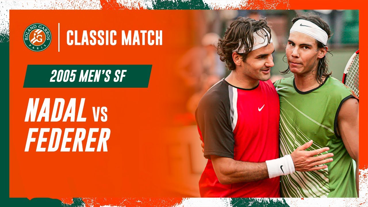 Nadal vs Federer 2005 Men's semi-final | Roland-Garros Classic Match