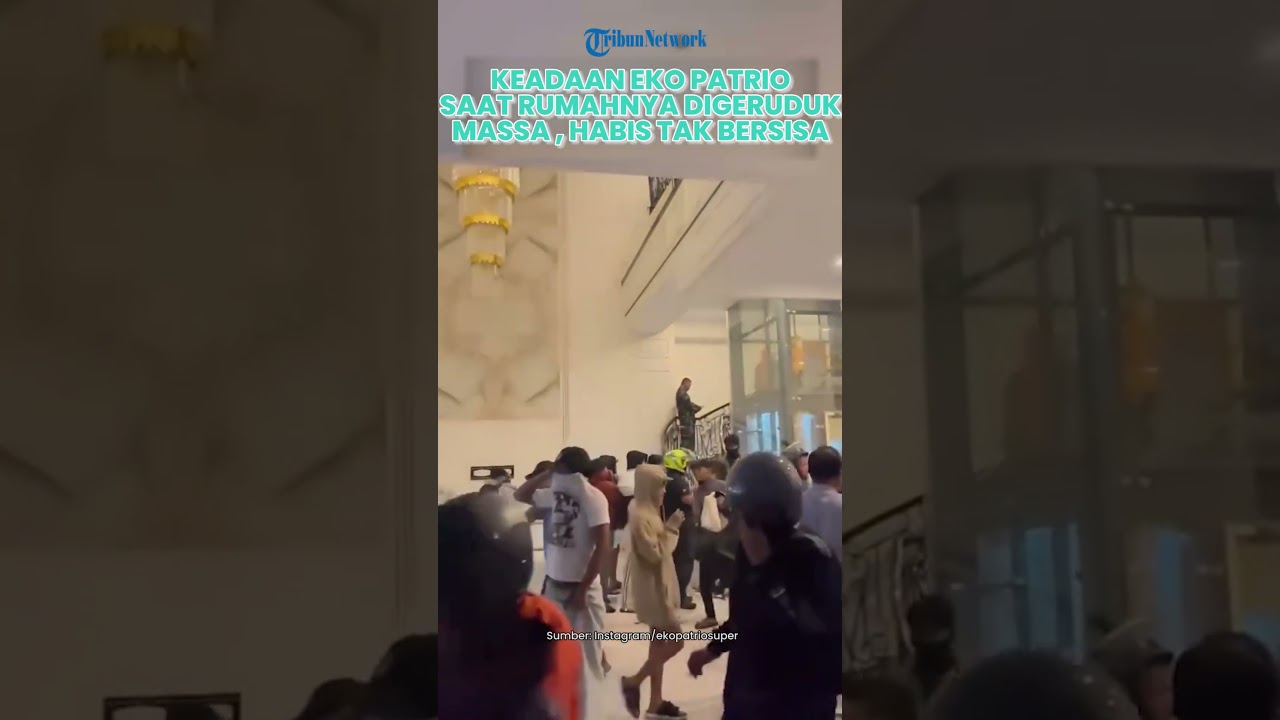 Keadaan Eko Patrio saat Rumah Mewahnya Digeruduk Massa Hingga Habis Tak Bersisa