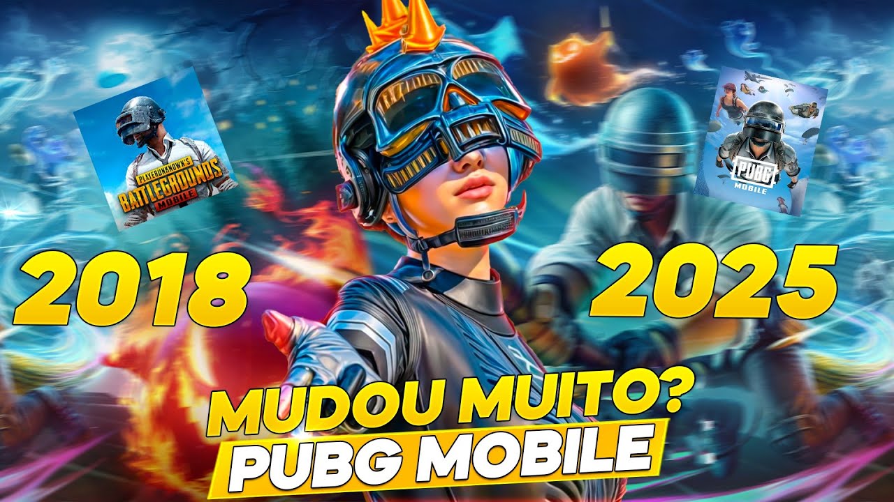 COMO O PUBG MOBILE SE TORNOU DE 2018 PARA 2025 UM JOGO TOTALMENTE DIFERENTE? O GRANDE PROBLEMA!