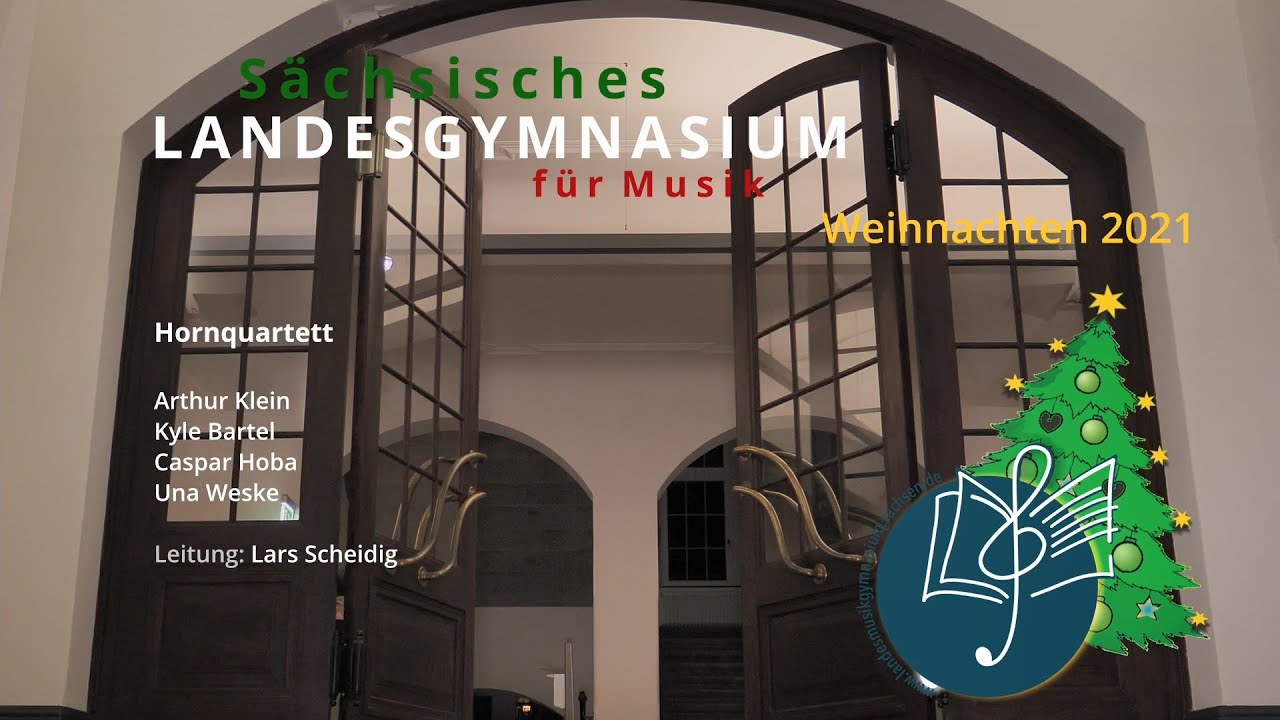 Hornquartett des Sächsischen Landesgymnasiums für Musik 📯