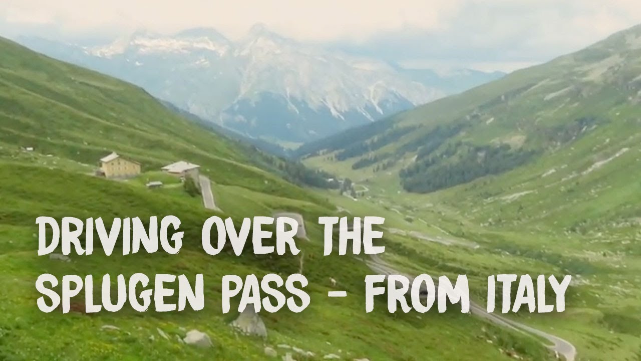 The SPLUGEN PASS!  Must See Drive ~ Campervan Life | Video Blog 27