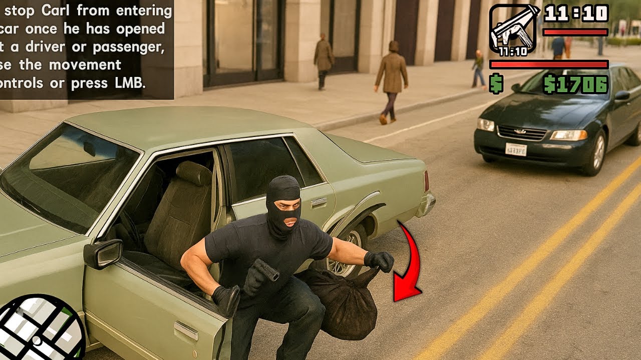 GTA San Andreas - Prisoner Transport Hijack (SECRET Mission Gameplay)