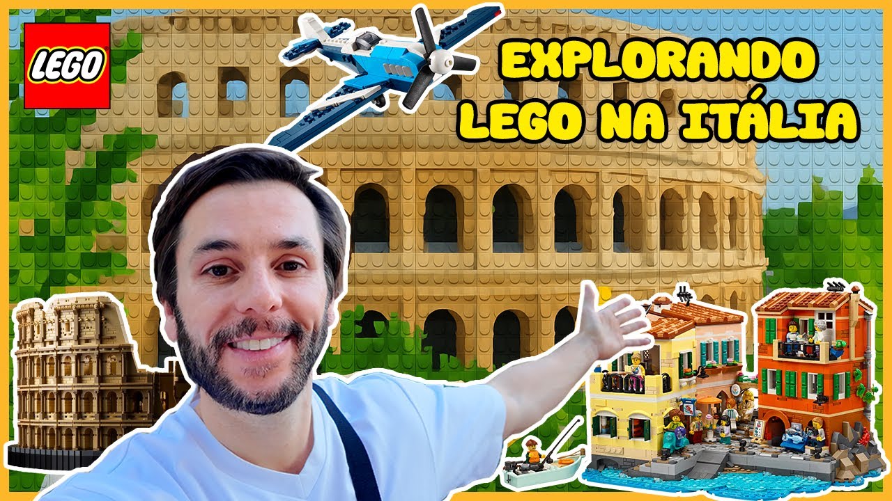 Caçada LEGO em Roma! Lançamentos de Agosto e lojas incríveis!